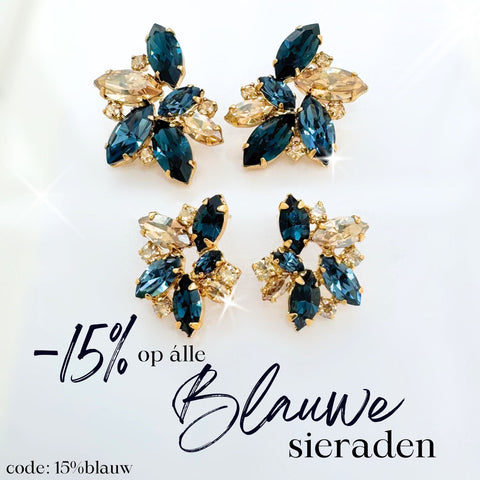 Blauwe sieraden