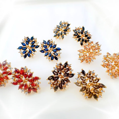 Sale: Oorstekertjes met rode Quartz