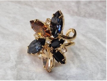 Notify me: Ring bezet met 10 leopard kristallen