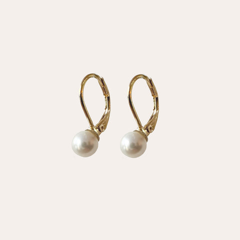 Notify me: Earrings with small pearl