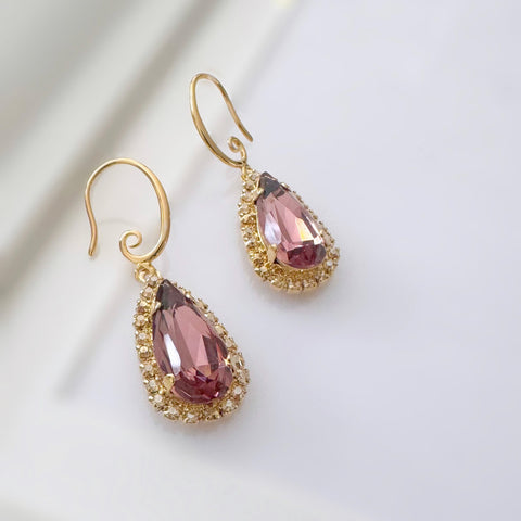 Notify me: Oorhangers met donkerblauwe druppel