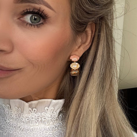 Sale: Creolen met Swarovski-kristallen