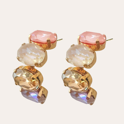 Sale: Creolen met Swarovski-kristallen