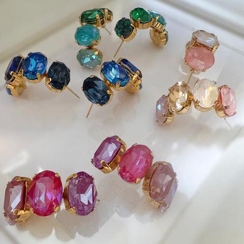 Sale: Creolen met Swarovski-kristallen