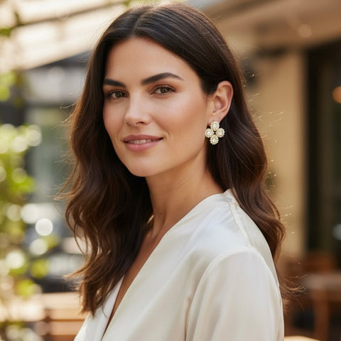 Earwires with golden hearts
