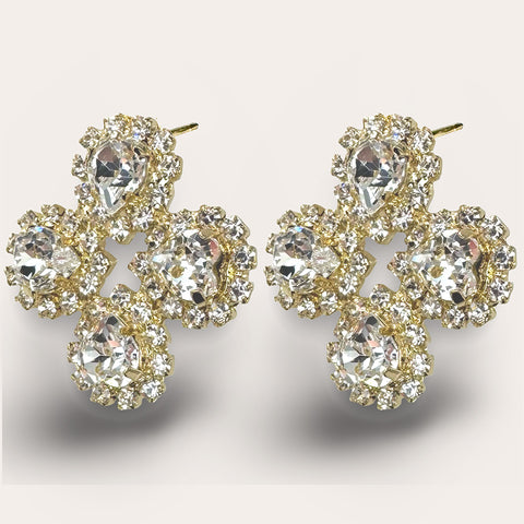 Earwires with golden hearts