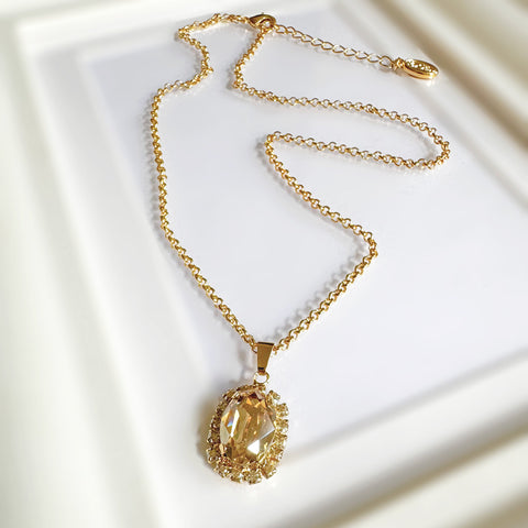 Notify me: Gouden kettinkje met gouden hanger